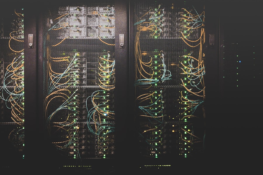 Dedicated server racks in a data center
